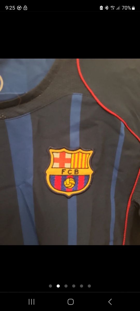Camiseta F.C Barcelona 05 Azul total 90