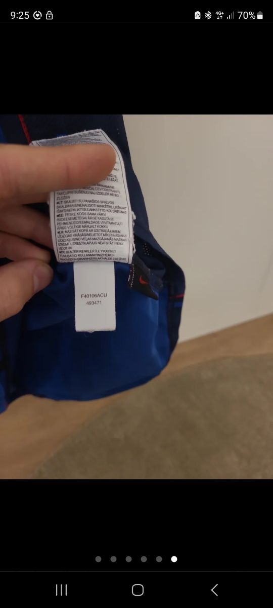 Camiseta F.C Barcelona 05 Azul total 90