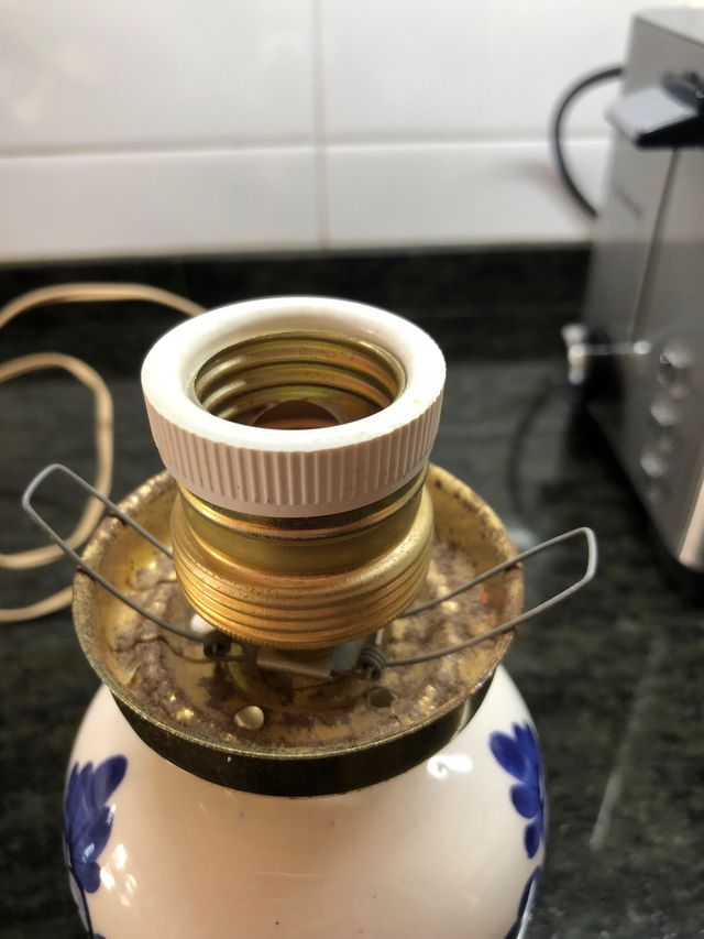 Lámpara de cerámica