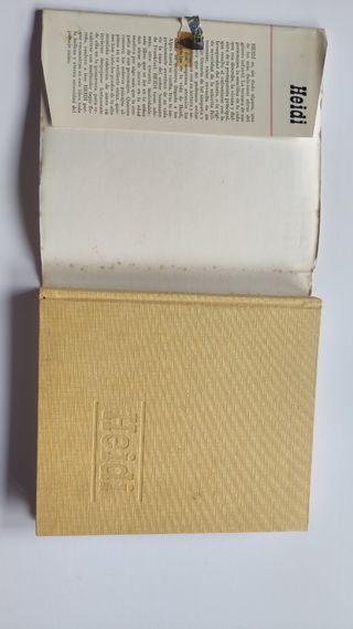Libro Heidi Juana Spyri 1964