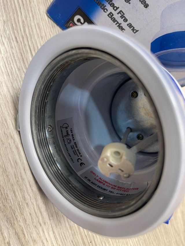 lote  3 carcasa de protector de llama gu5.3