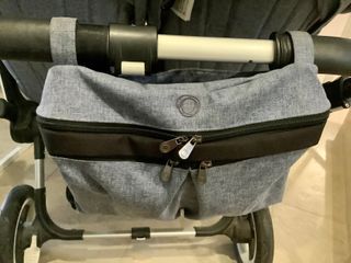 Carro Bugaboo Donkey 2 Gemelar Azul Melange