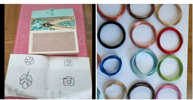 Happy jig y alambre aluminio 14 rollos