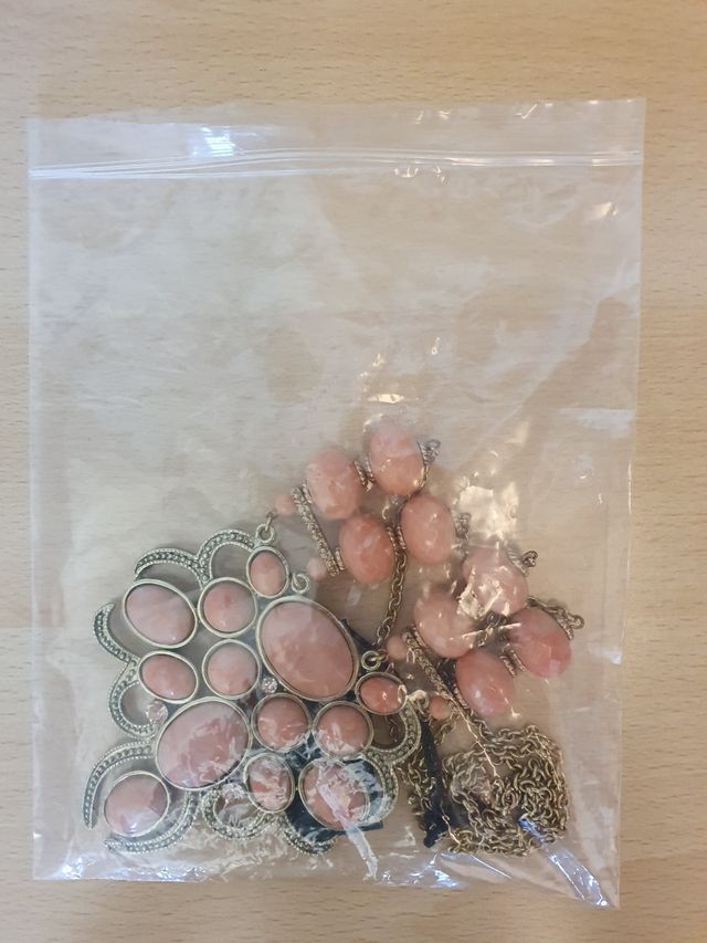 Collana rosa e oro Nalì