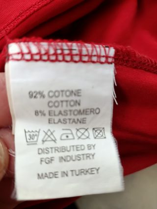 Maglia "Sweet Years" in cotone elasticizzato rossa