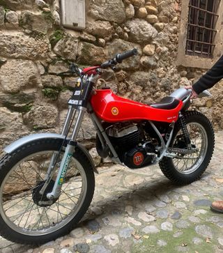moto clasica de trial