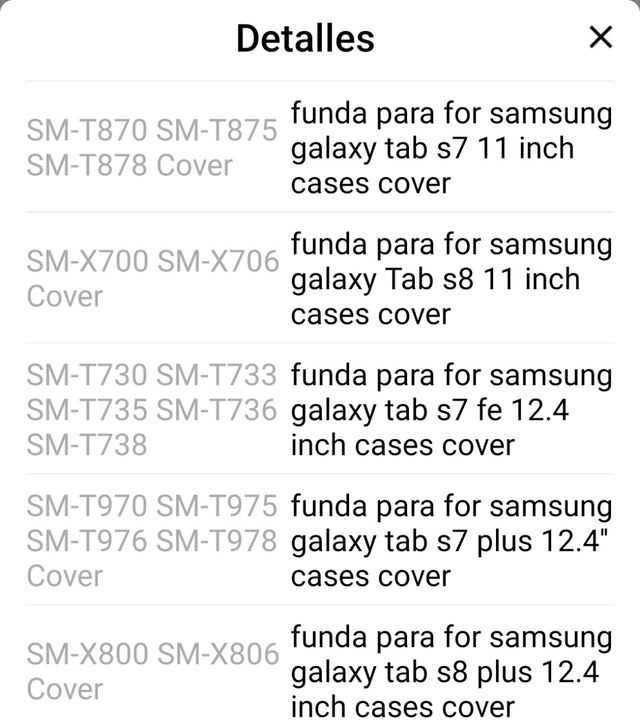 Funda Magnética NUEVA a estrenar, tablet Samsung