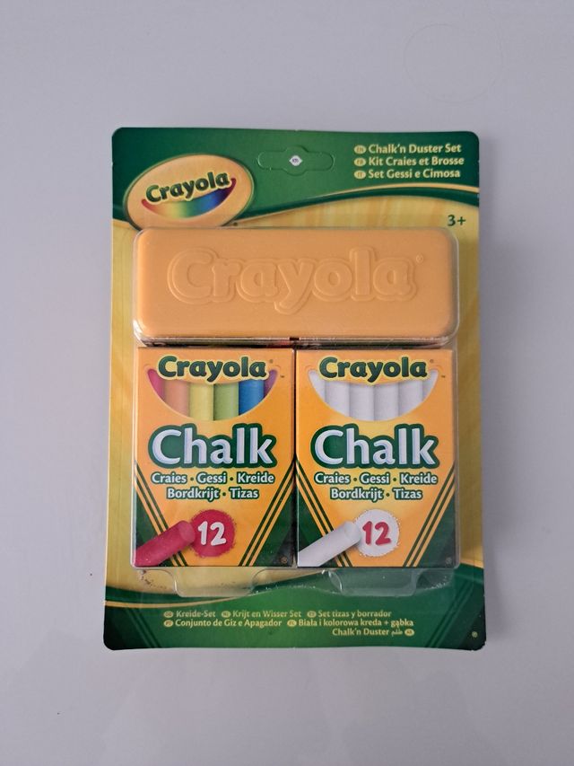 24 gessetti e gomma Crayola