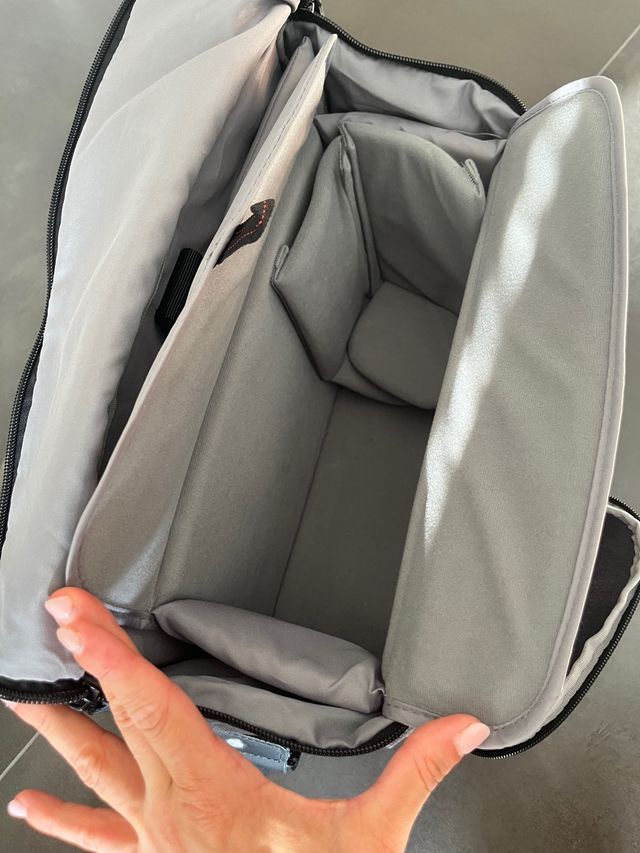 borsone per macchina fotografica con tasca per pc