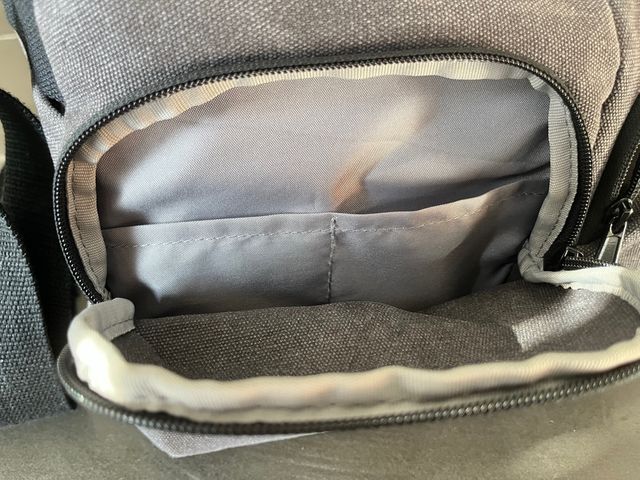 borsone per macchina fotografica con tasca per pc