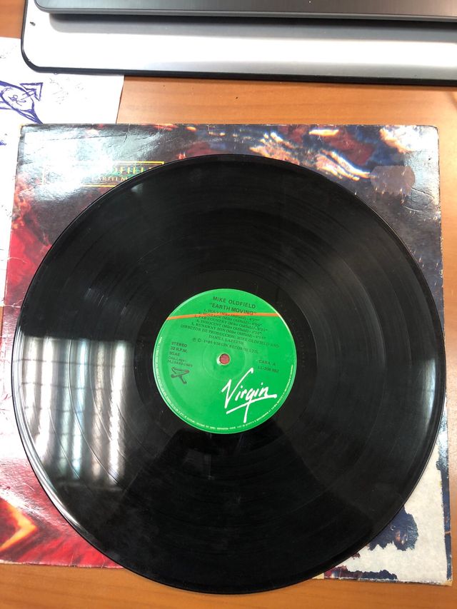 mike oldfield-Earth Moving LP