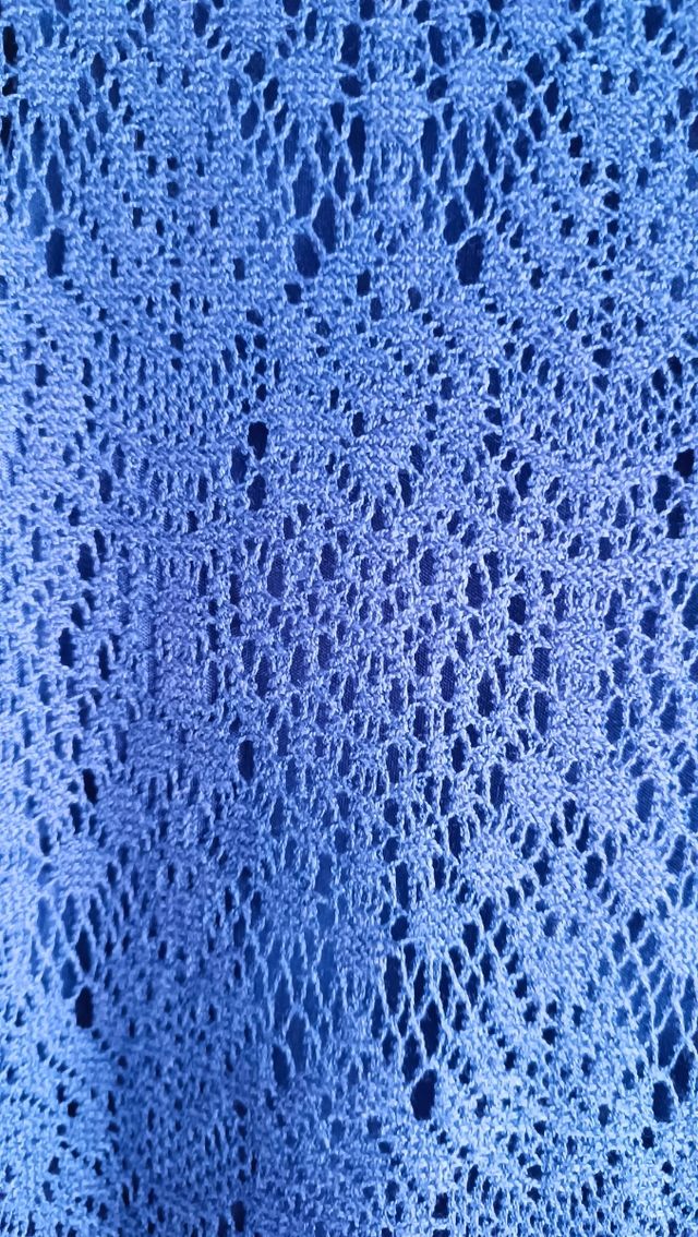 Vestido encaje media manga