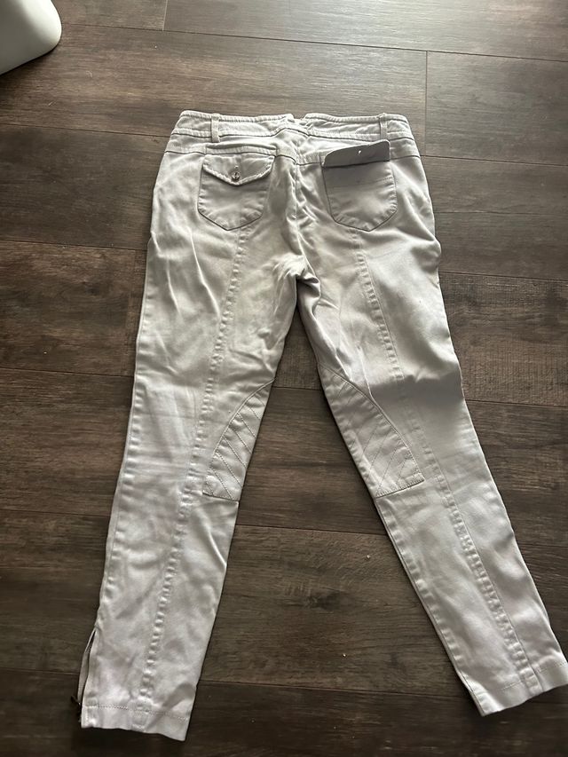 pantalon pana con cremallera tobilleros