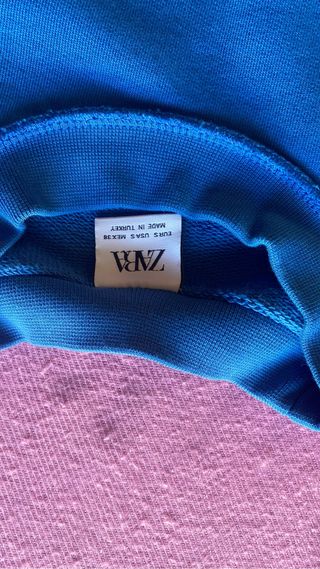 sudadera zara 