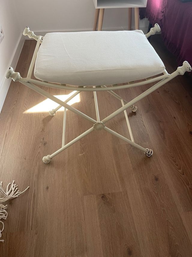 Banqueta hierro forjado