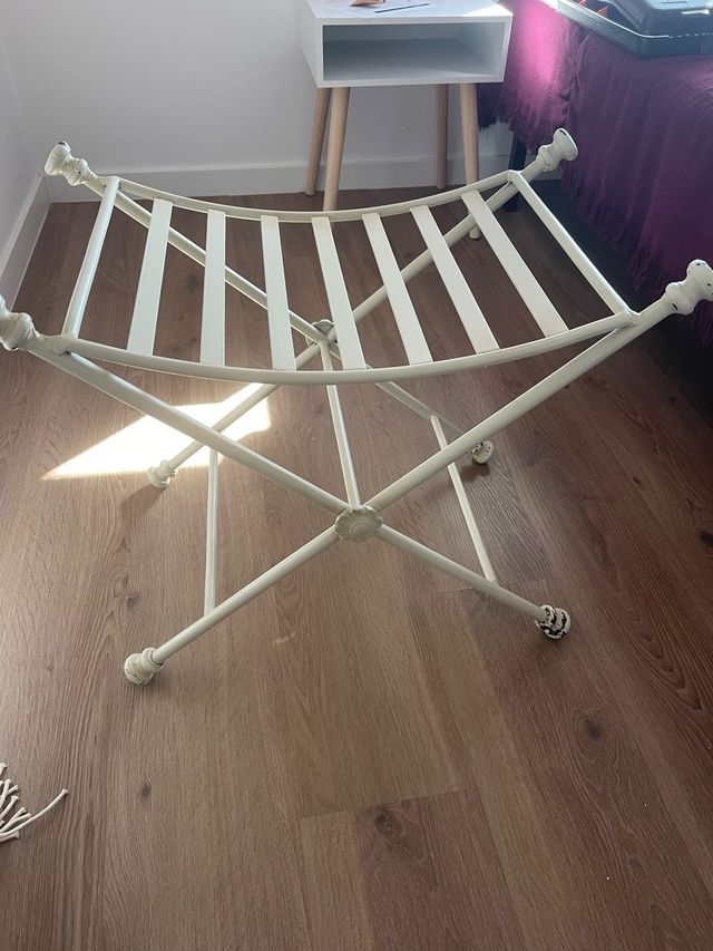 Banqueta hierro forjado