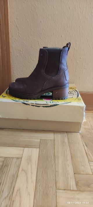 Botines Panama Jack Pia B7 Nobuck Gris