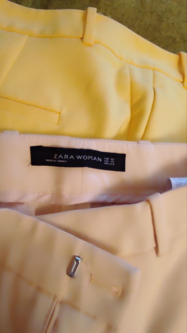 Pantalón colo crema