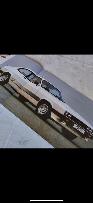 Catalogo Ford Capri año 1978.