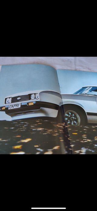 Catalogo Ford Capri año 1978.