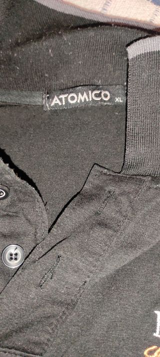 Polo M manga larga atómico