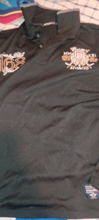 Polo M manga larga atómico