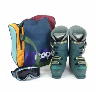 botas esquiar + gafas + bolsa