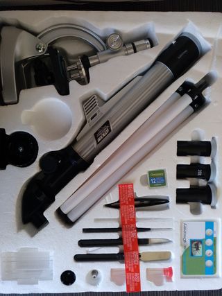 Telescopio y microscopio 900X Discovery 