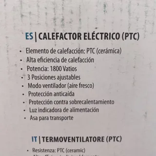 Calefactor eléctrico Tristar KA-5045