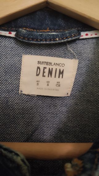 Chaqueta vaquera suite blanco 