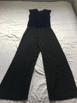 Mono azul y negro. Zara