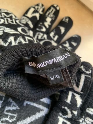conjunto guantes y bufanda de lino