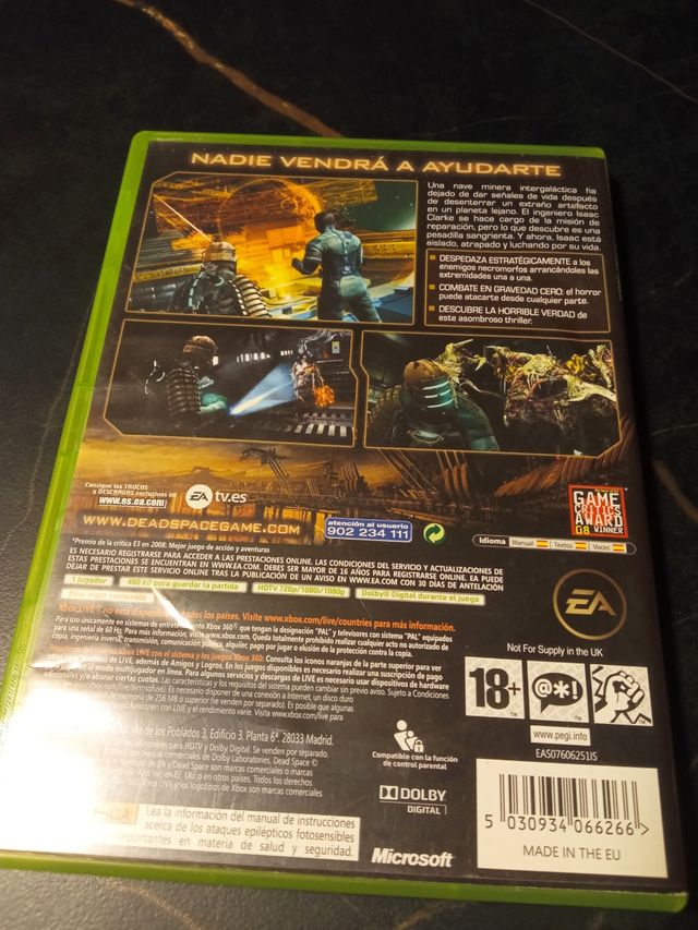 Dead space Xbox 360