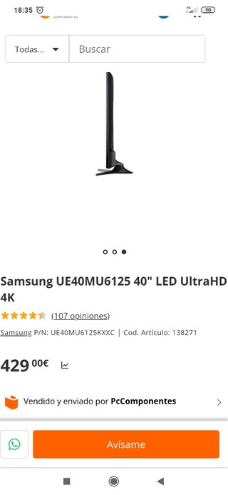 Smart TV Samsung UEMU6165 led 40" ULTRA HD 4k