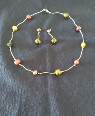 JUEGO DE COLLAR Y PENDIENTES