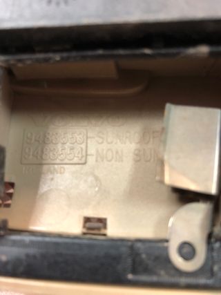 luz delantera interior volvo v70