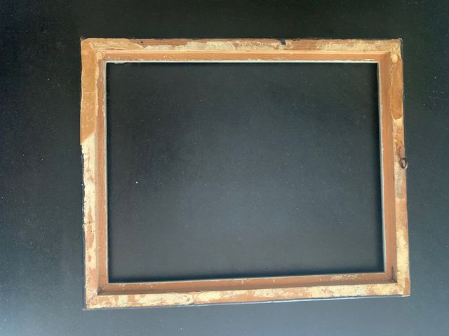 Marco Fotos. Antiguo con cristal.