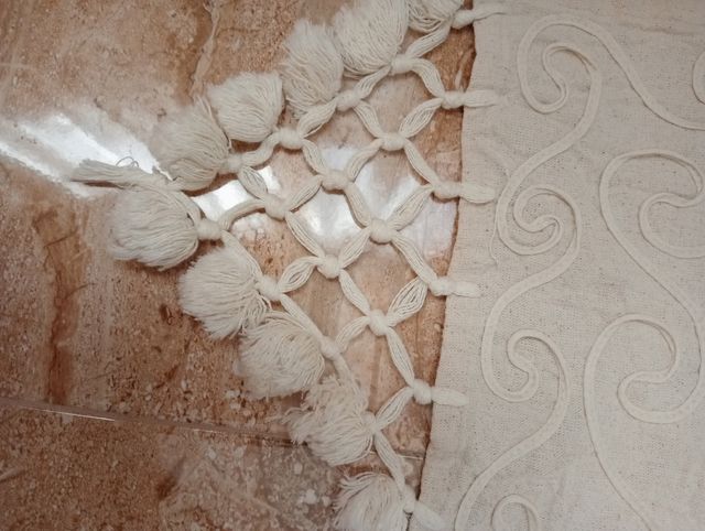 Cortina lino artesanal preciosa