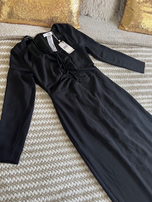 vestido detalle abertura 