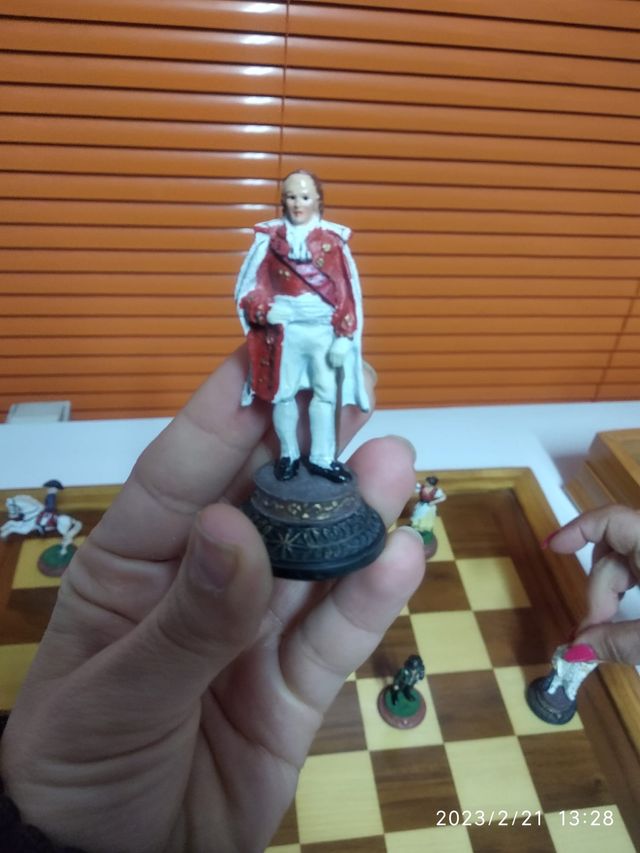 Ajedrez piezas de metal