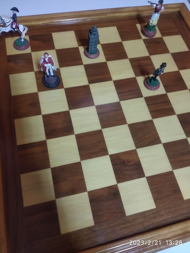 Ajedrez piezas de metal