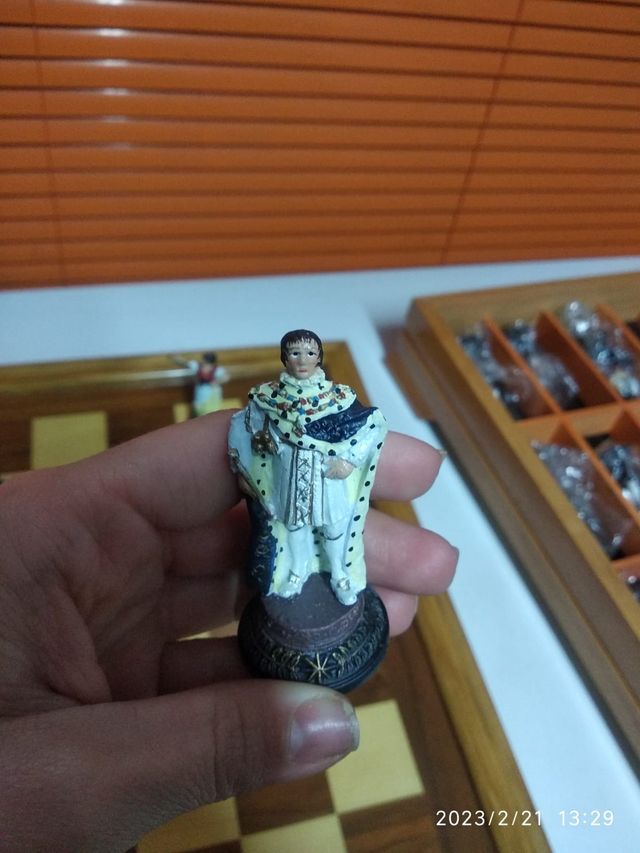 Ajedrez piezas de metal