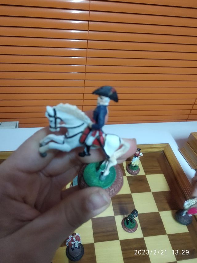 Ajedrez piezas de metal