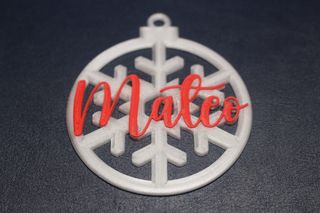 Adornos personalizados decoración árbol 2023