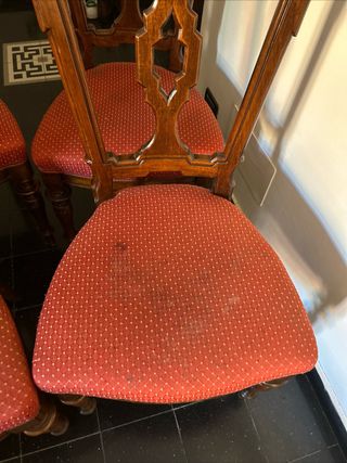 4 sedie antiche del 1800