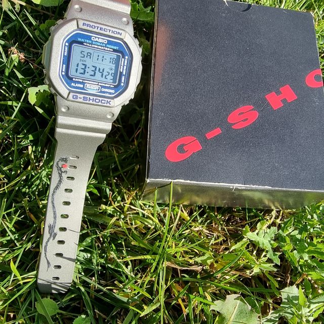 Casio G-shock DW-056 Silver Dragon