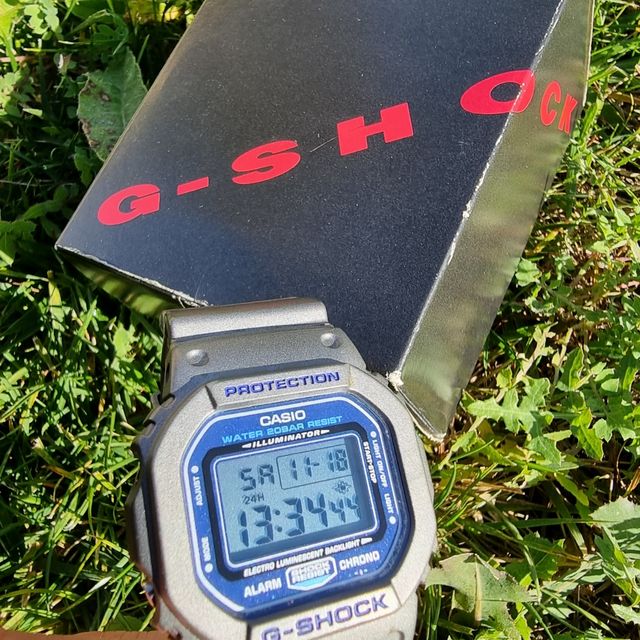 Casio G-shock DW-056 Silver Dragon