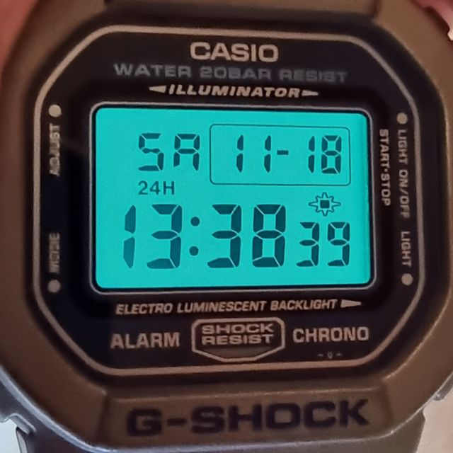 Casio G-shock DW-056 Silver Dragon