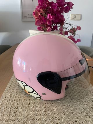 Casco moto mujer 