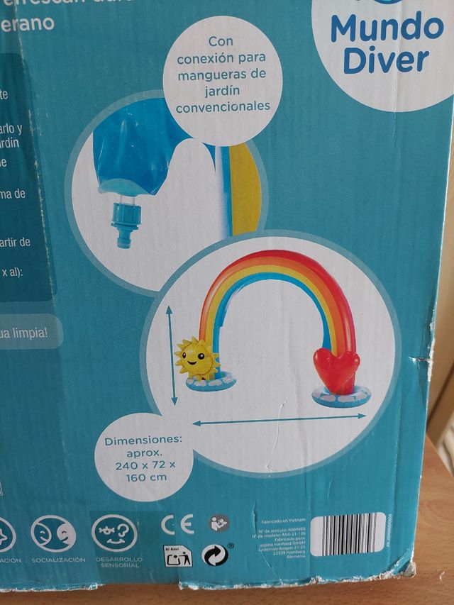 Juego acuatico Arco Iris